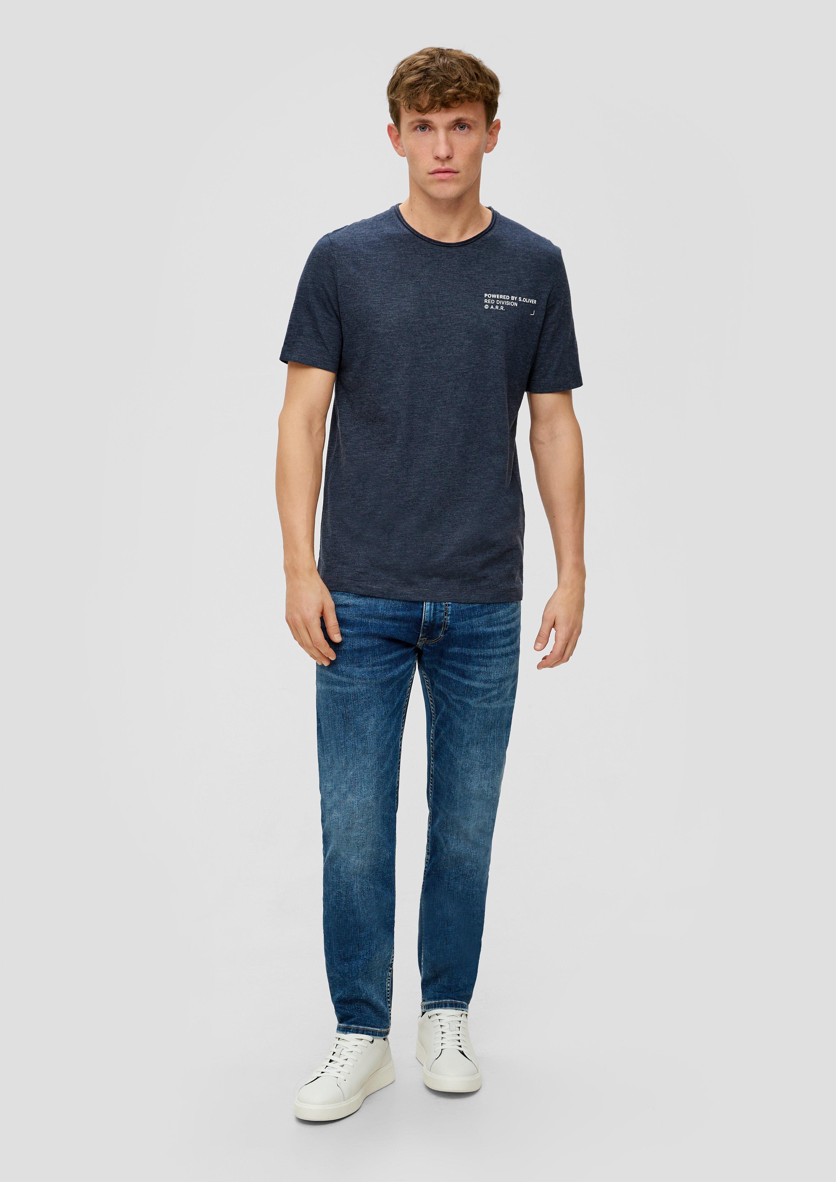 T-Shirt mit Flammgarnstruktur  2141468-59W1