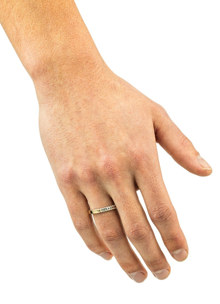 Buddha to Buddha Barbara Mini Dual ring in silver