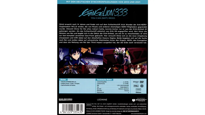Evangelion: 3.33 - You can (not) redo - Mediabook - Special Edition