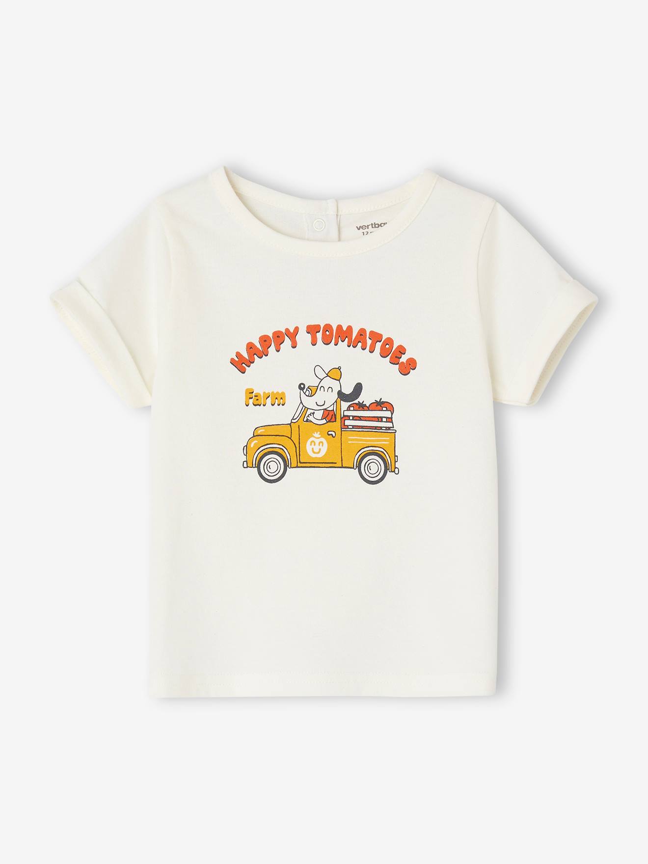 Vertbaudet Baby T-Shirt Oeko-Tex - wollweiß