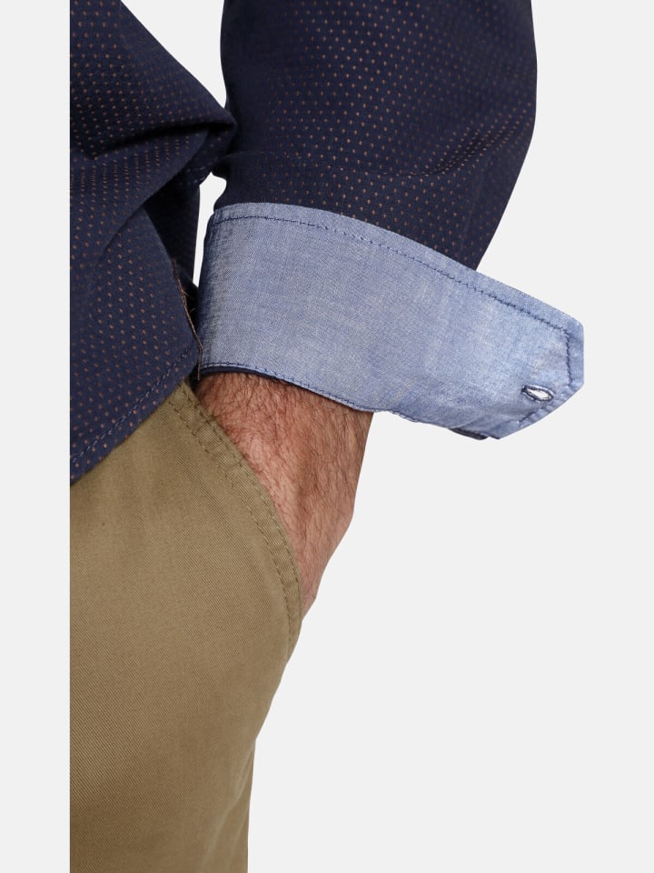 Charles Colby Hemd DUKE RYE in blau günstig kaufen