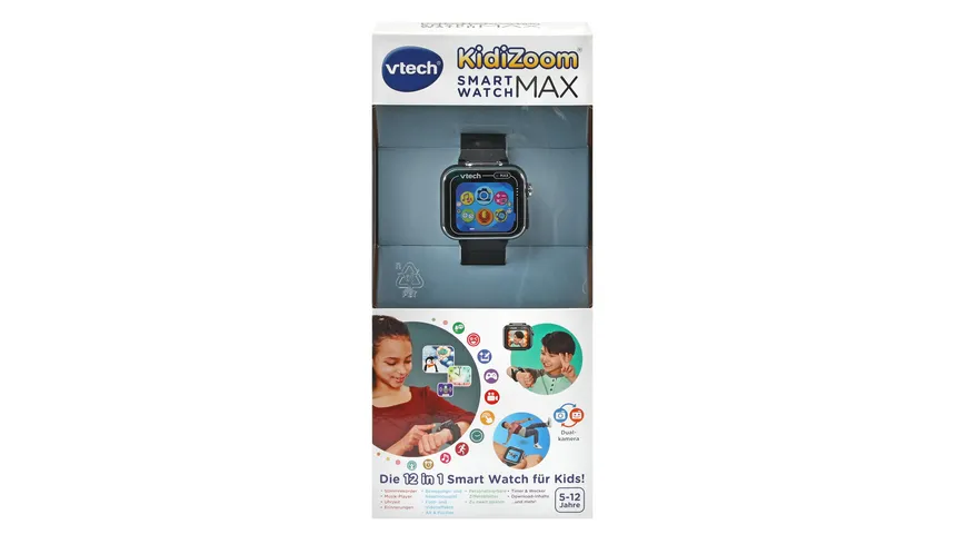 VTech - Kiditronics - KidiZoom Smart Watch MAX schwarz