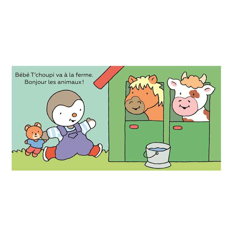 Livre Bebe t'choupi à la ferme - Nathan Jeunesse