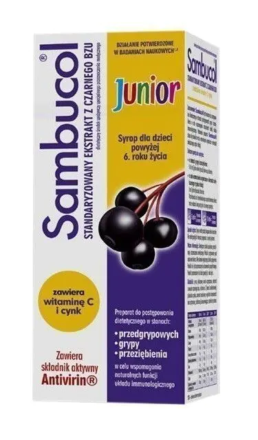 Sambucol Junior, sirup za jačanje imuniteta za djecu od 6 godina
