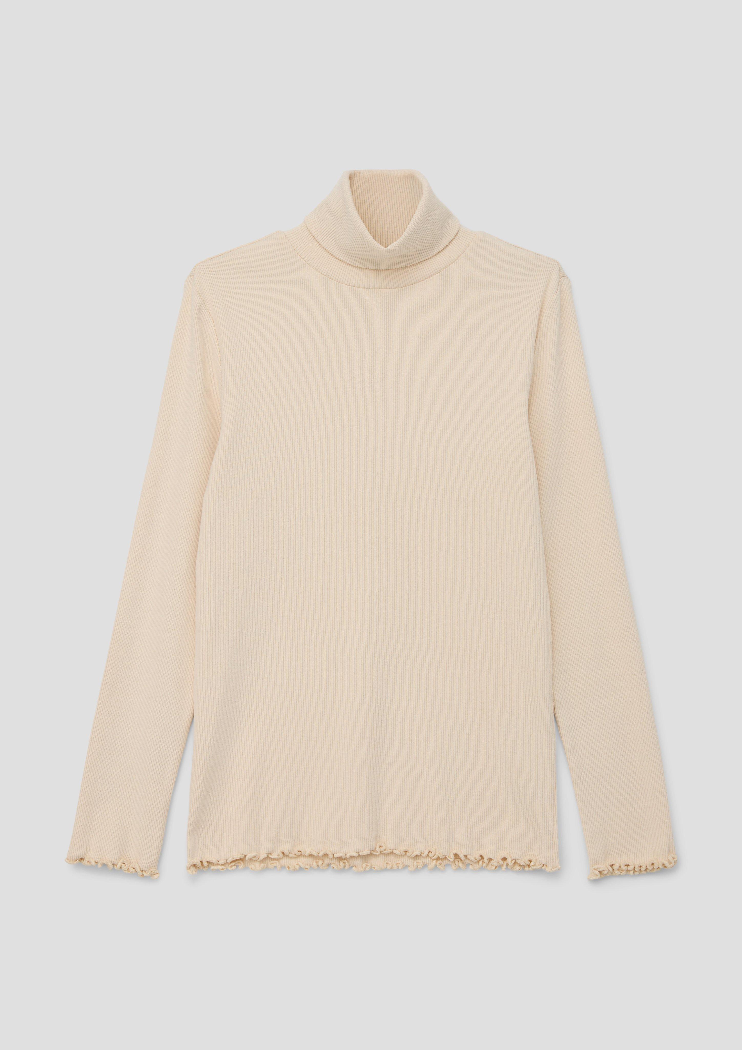 Rollkragenpullover mit Rippstruktur  2137284-0805