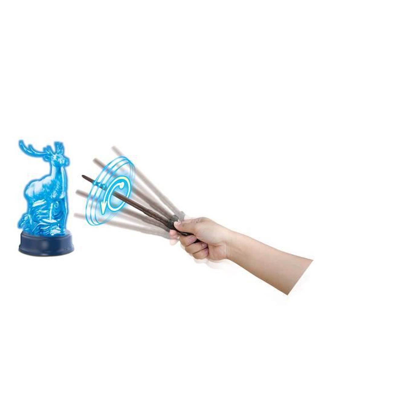 BAGUETTE MAGIQUE COLLECTOR PATRONUS HARRY POTTER Wizarding World bleu