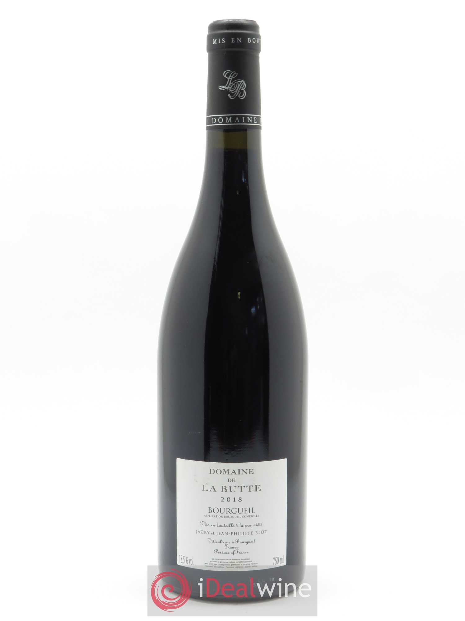 Bourgueil Coteaux du Levant La Butte (Domaine de)  2018 - Lot de 1 Bouteille