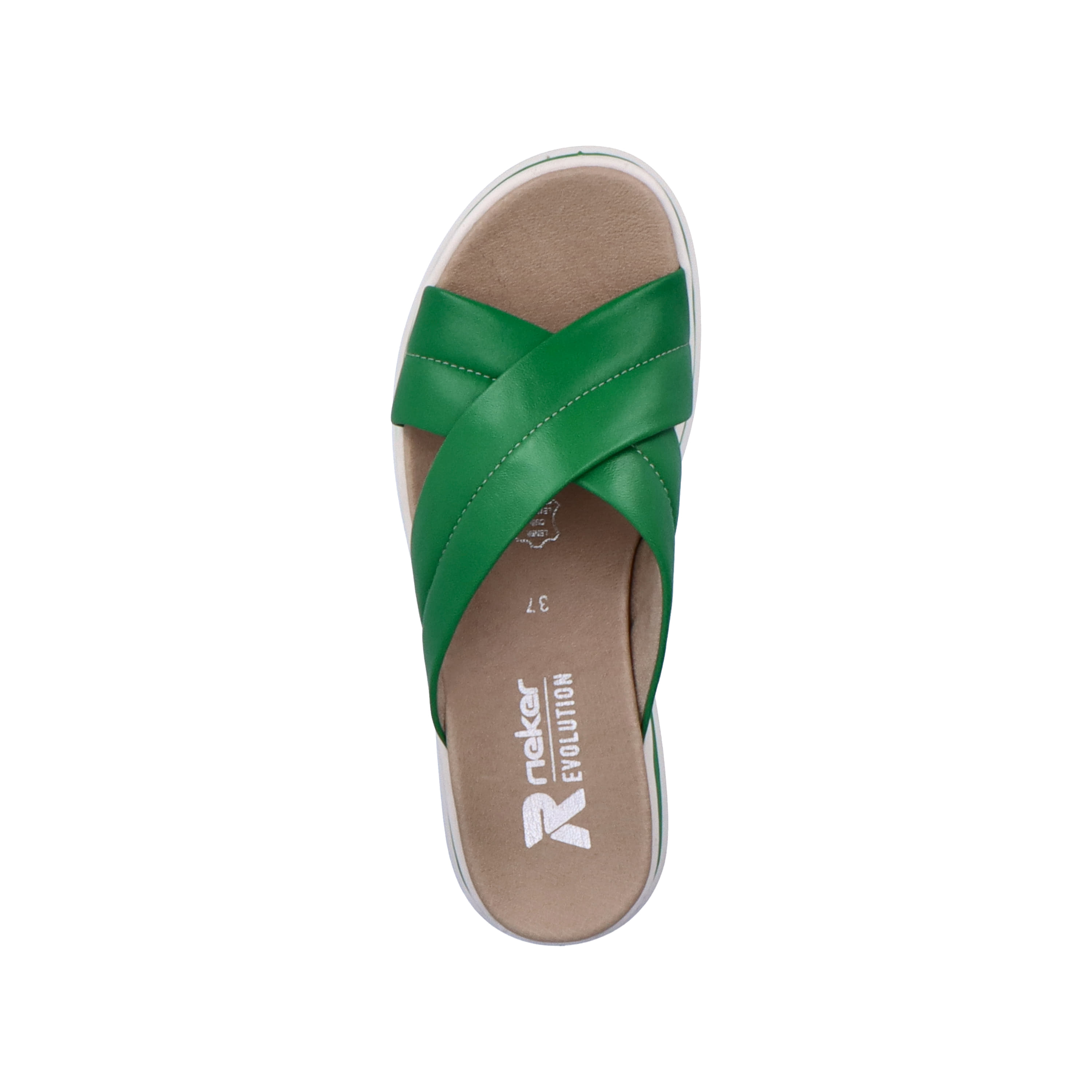 Rieker Damen Pantoletten smaragd green