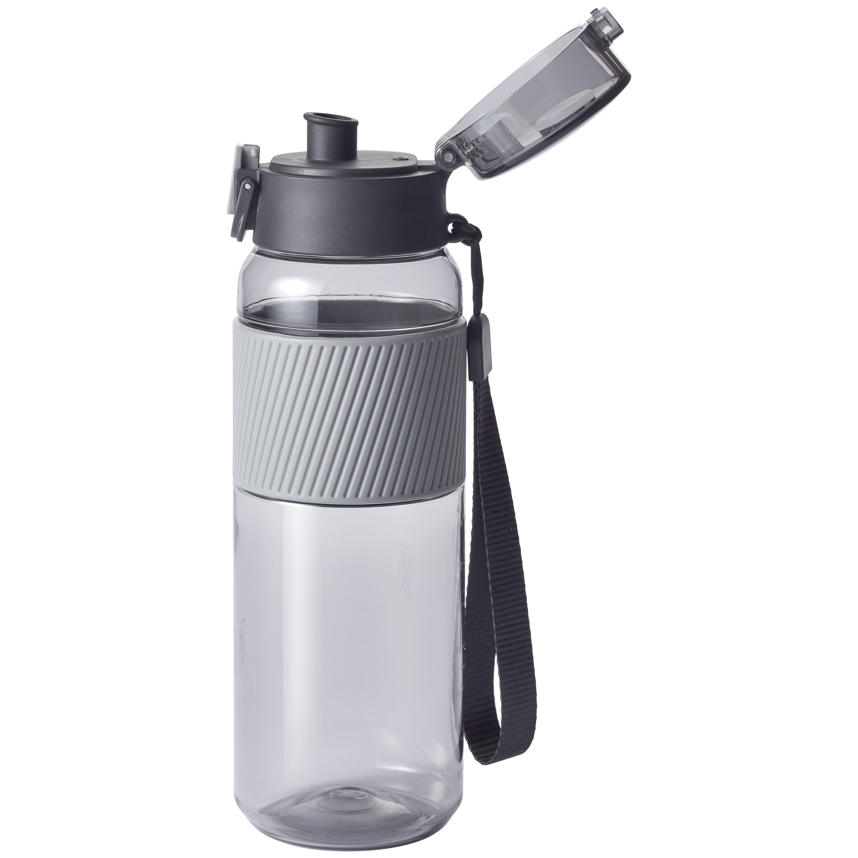 Trinkflasche, 680 ml, Tritan, Grau