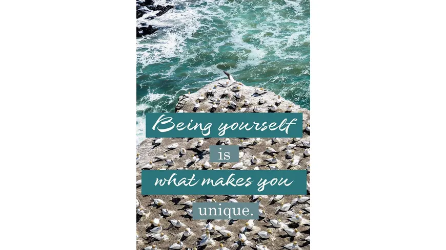 Ravensburger Puzzle - Beeing yourself is what makes you unique - Peace by Piece 99 Teile