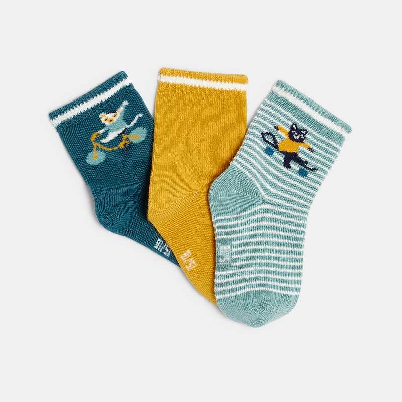 Chaussettes animaux (lot de 3)
