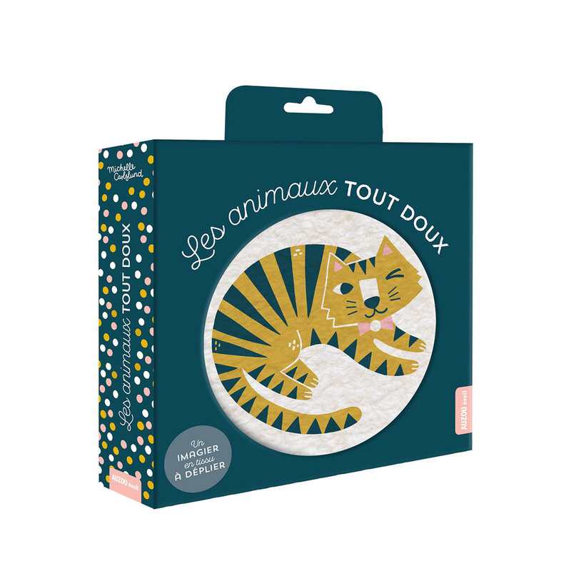 Livre tissu Les animaux tout doux - Auzou