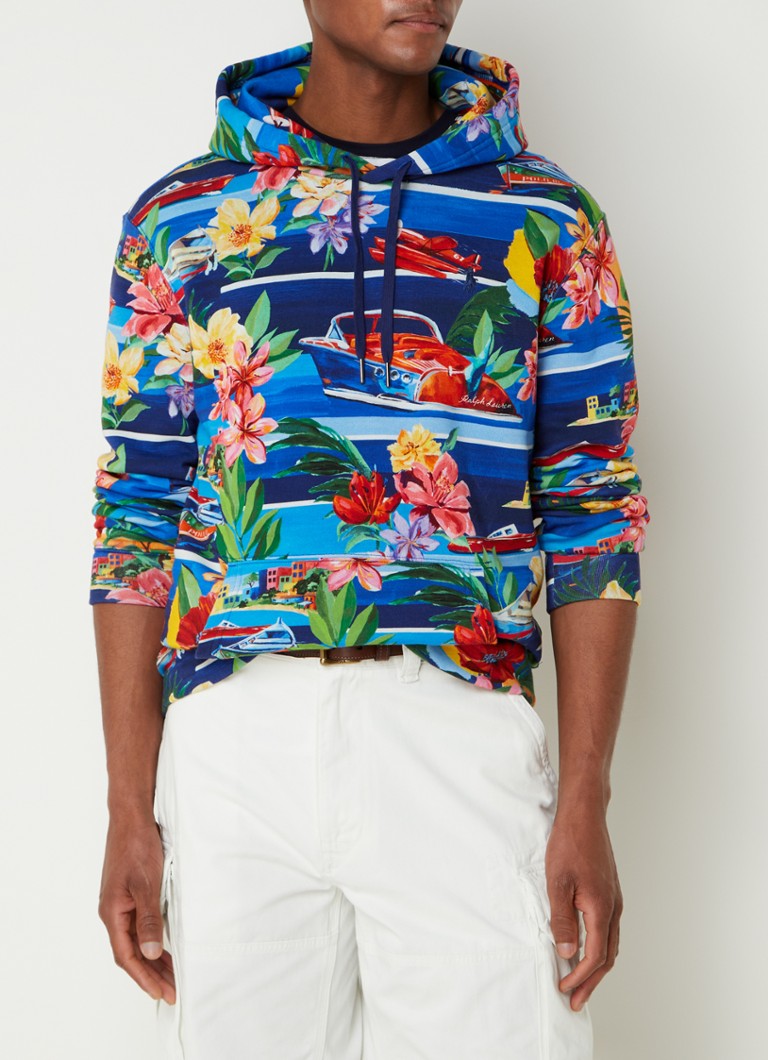 Ralph Lauren Hoodie with floral print and stretch