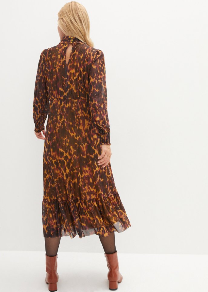 Mesh Shirtkleid