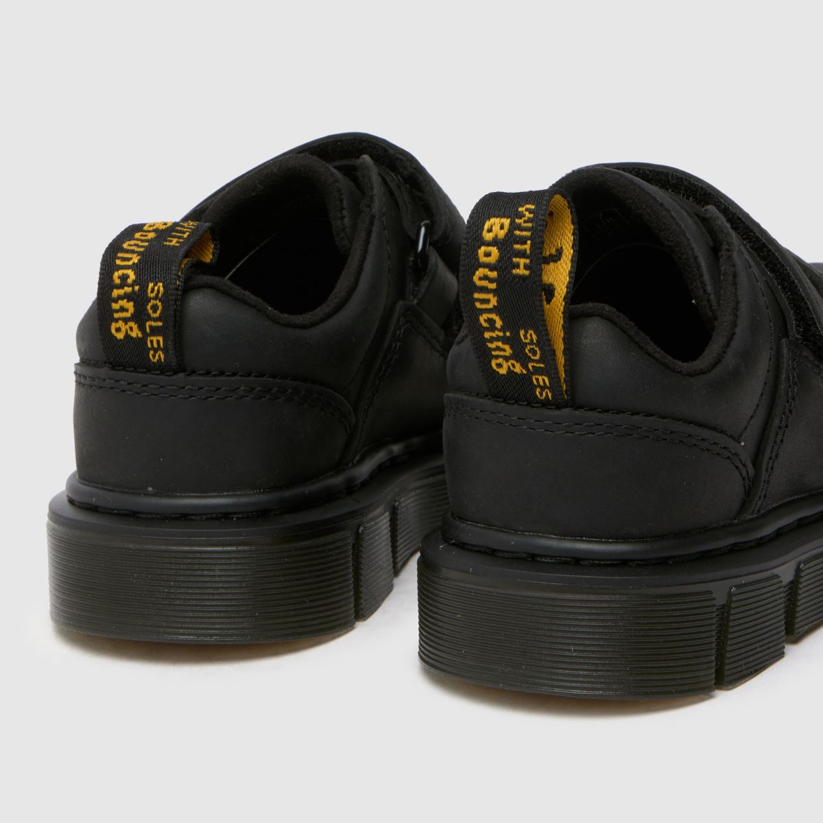 Dr. Martens fekete Raffe fiú kisgyermek cipő