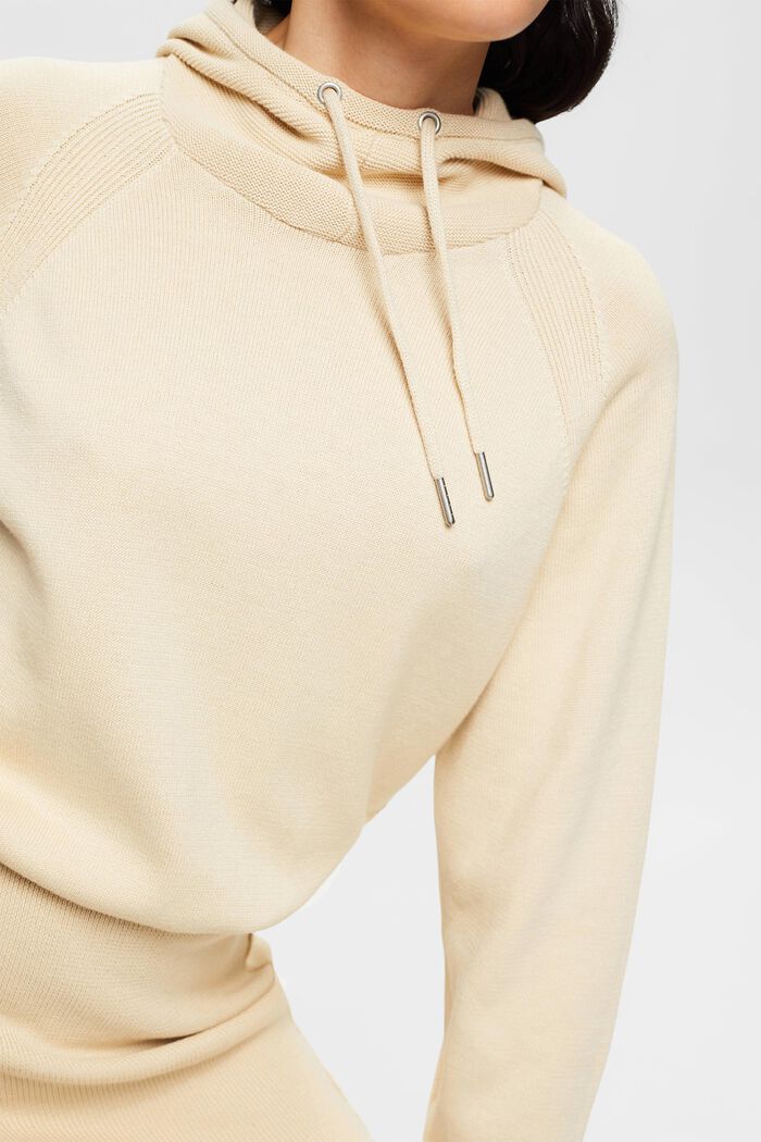 Sweatshirt-Kleid mit Kapuze