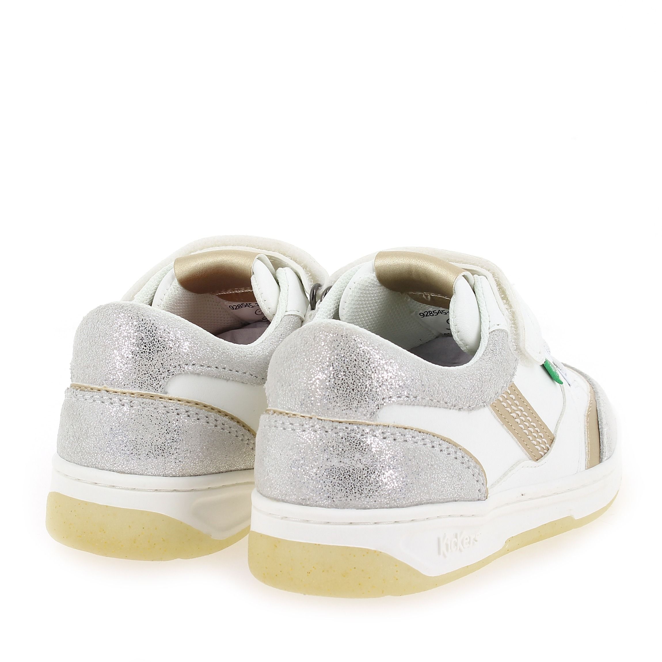 Kickers  KOUIC E24 - Blanc Argent