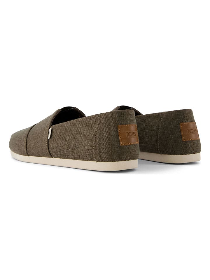 TOMS Espadrilles in Khaki günstig kaufen