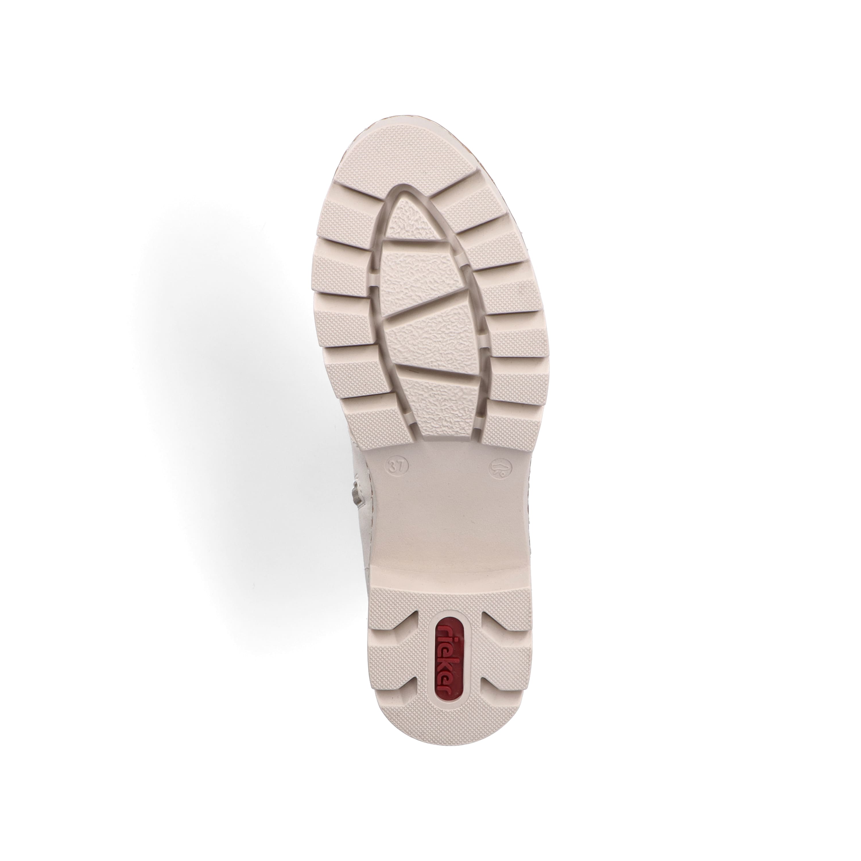 Rieker Damen Schnürstiefel cremebeige