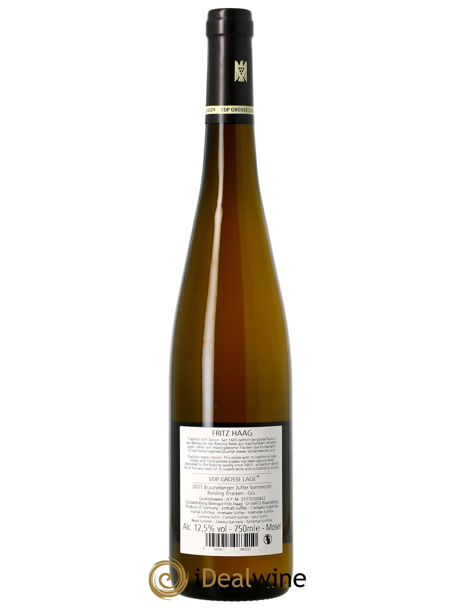 Riesling Fritz Haag Juffer Trocken Grosses Gewach  2021 - Lot de 1 Bouteille