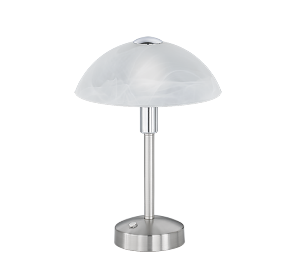 TRIO 1-flg LED Tischleuchte Donna Nickel