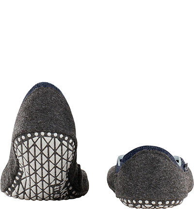 Falke, Serie Cosyshoe, Merinowolle, grau-jeansblau