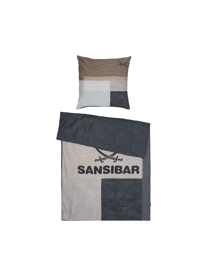 Sansibar Bettwäsche Sunrise in Taupe günstig kaufen
