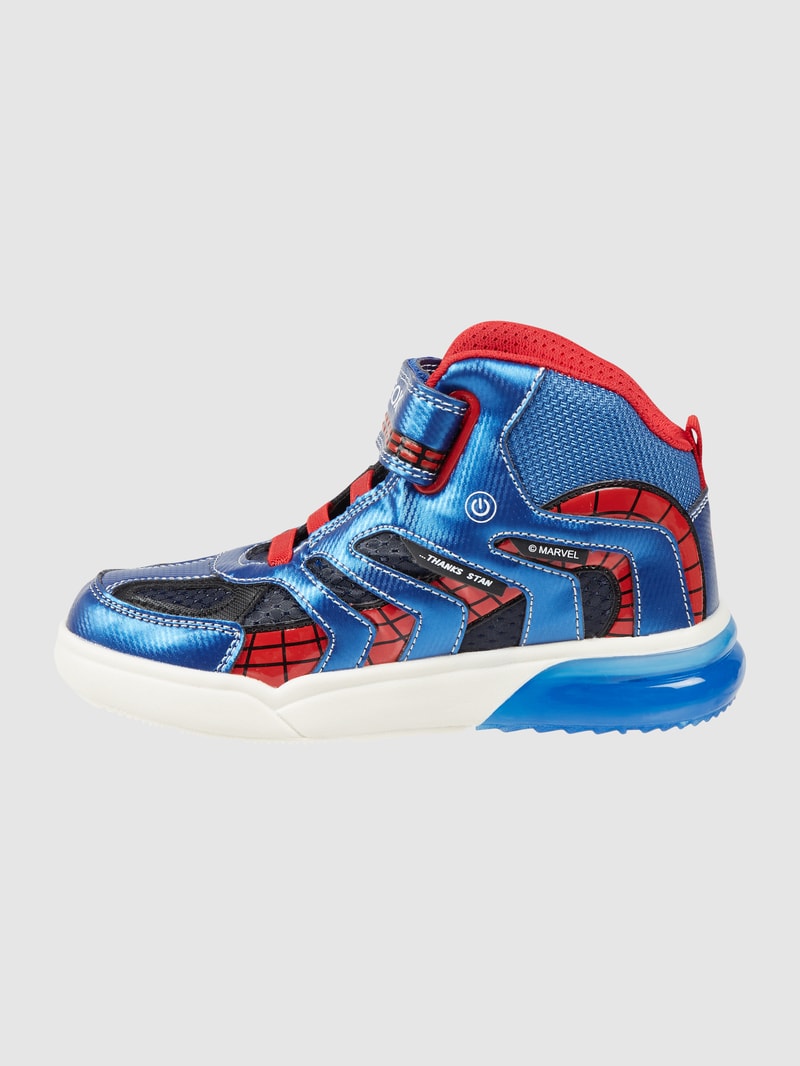 High Top Sneaker mit 'Spider-Man'-Print Modell 'Grayjay' in blau