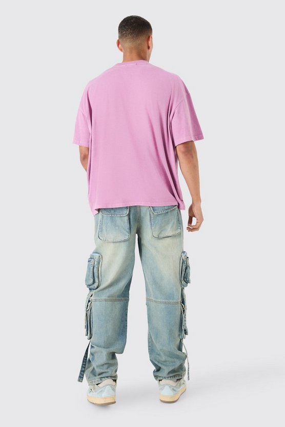 Oversize T-Shirt mit Ofcl Renaissance Print
