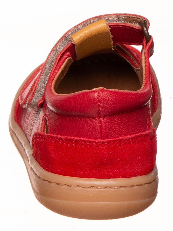 kmins Leder-Barfußschuhe in Rot günstig kaufen
