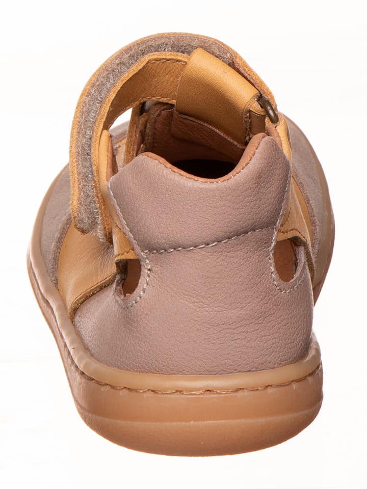 kmins Leder-Barfußschuhe in Hellbraun/ Beige günstig kaufen