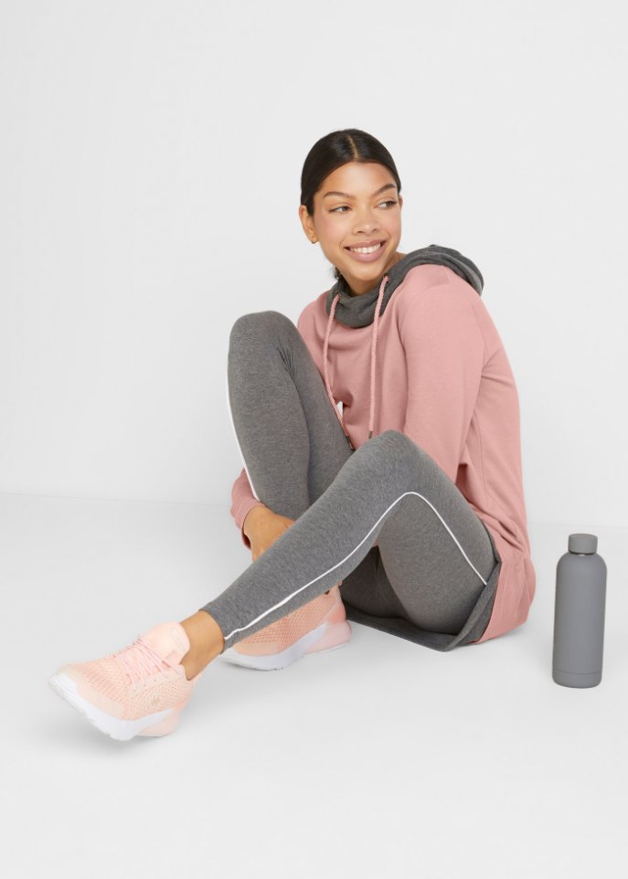 Longsweatshirt mit Leggings (2-tlg. Set)