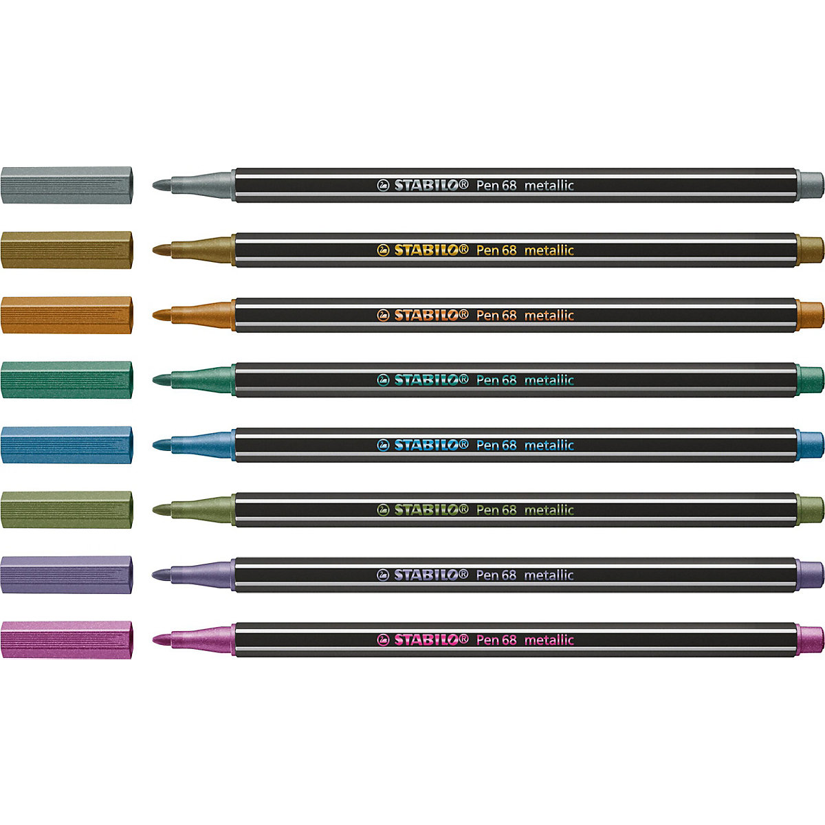 Premium Metallic-Filzstift Pen 68 metallic, metallic hellgrün