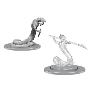 Critical Role Unpainted Miniatures: Serpentfolk & Serpentfolk Ghost