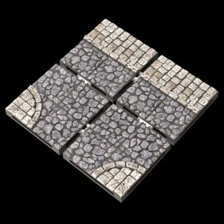 WarLock Tiles: Town & Village - Town Square