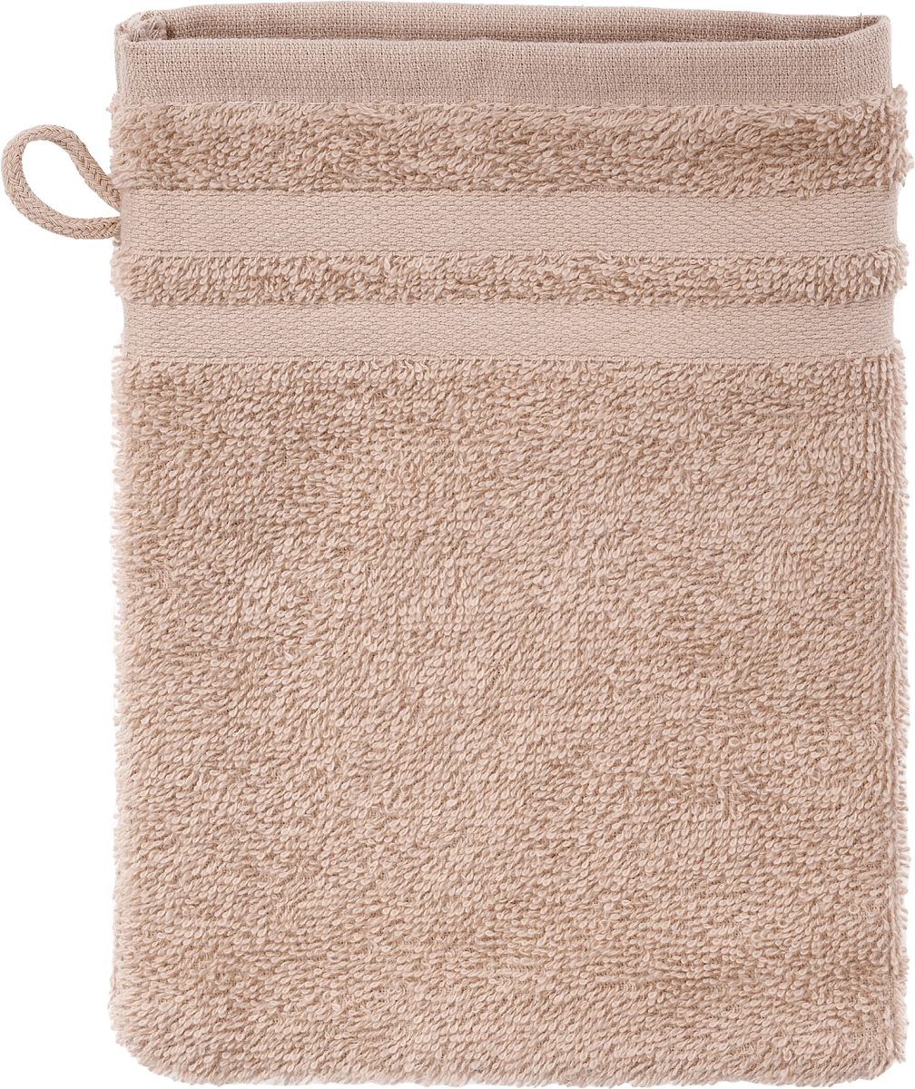 ebelin Waschlappen aus Frottee beige 100 % Bio-Baumwolle GOTS-zertifiziert, 1 St