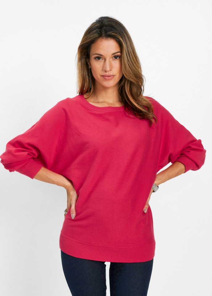 Pullover mit Fledermausärmeln