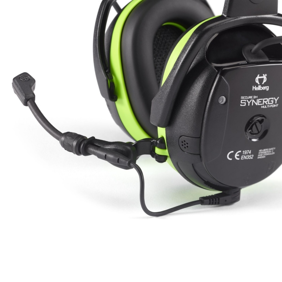 Hellberg 49012-001 SYNERGY MULTI-POINT ausinės su galvos juosta, SNR 30dB, BT/MP/AM/FM radiju + LD