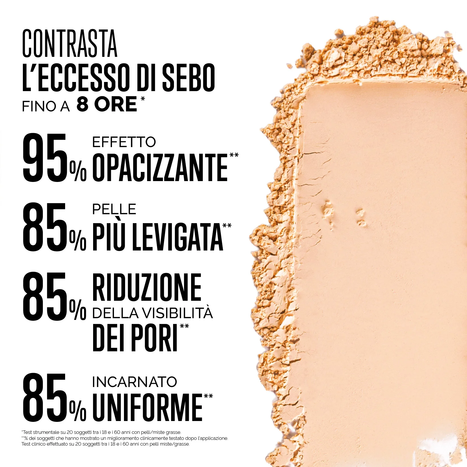 Polvos compactos para el rostro VELVET LOCK