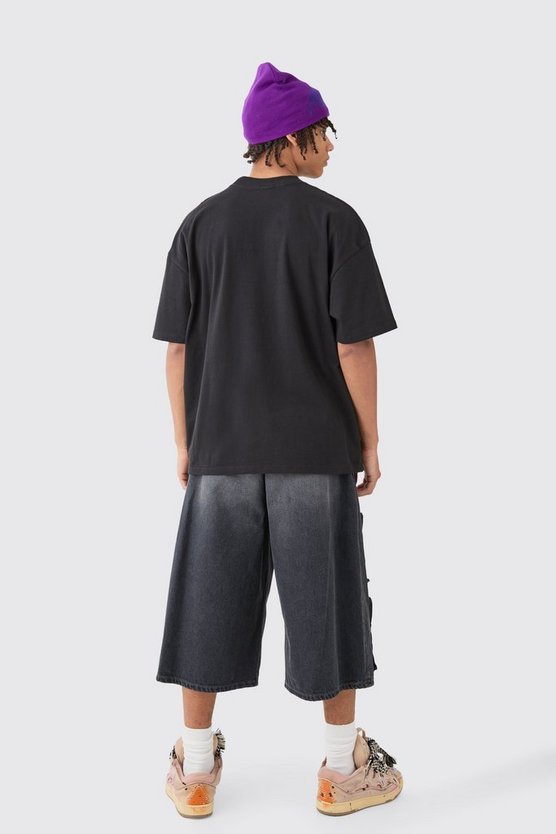 Oversize T-Shirt mit Mouth Print