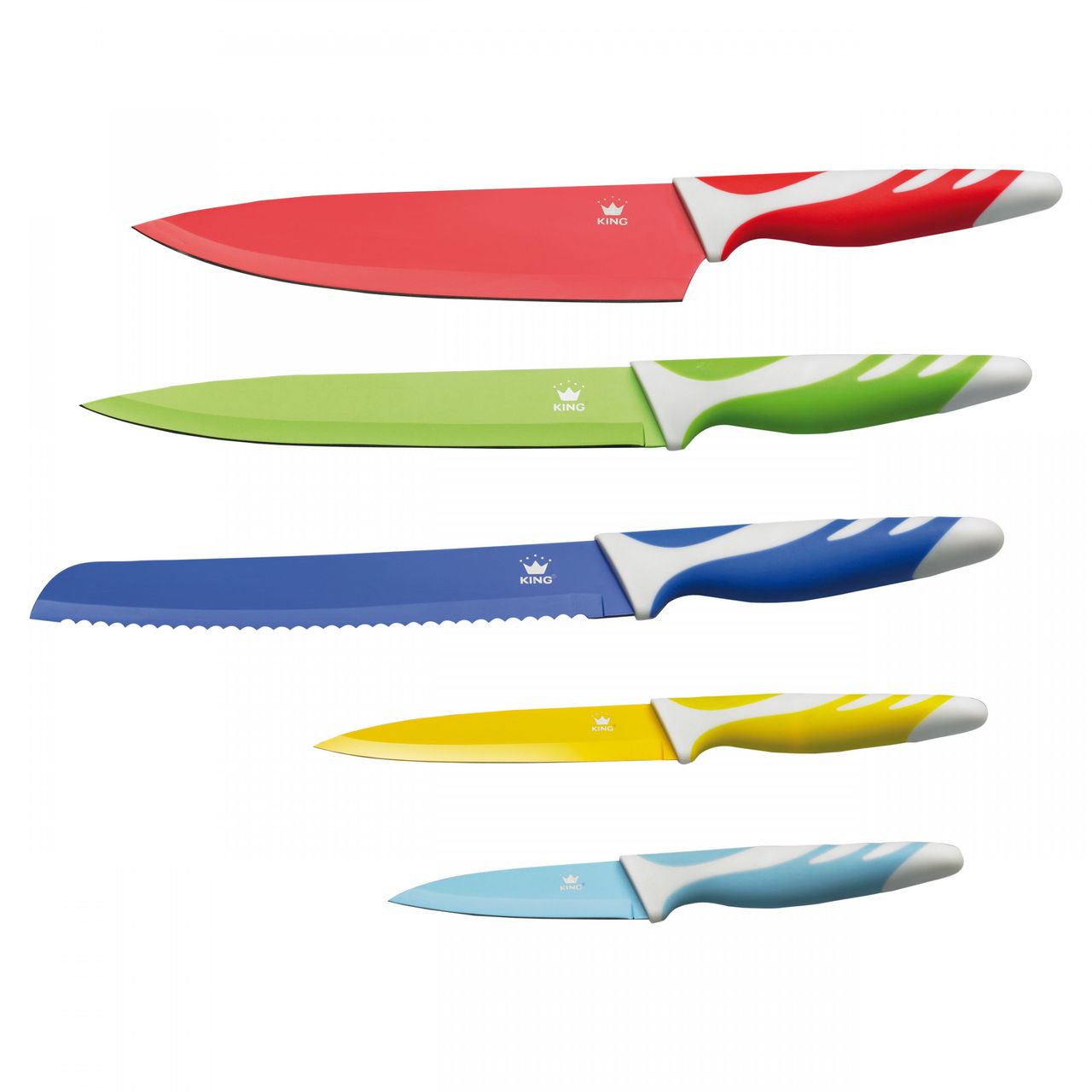 KING Messerset BUNT · 5 tlg.