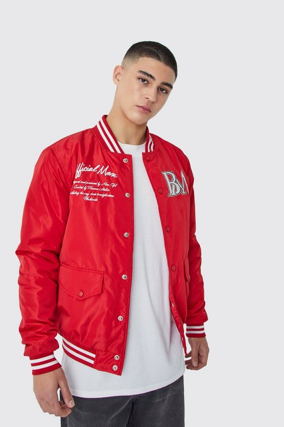 Nylon-Jacke mit Aufnähern