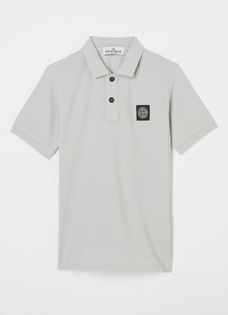 Πόλο μπλουζάκι Stone Island 21348 από βαμβακερό πικέ με κέντημα λογότυπου