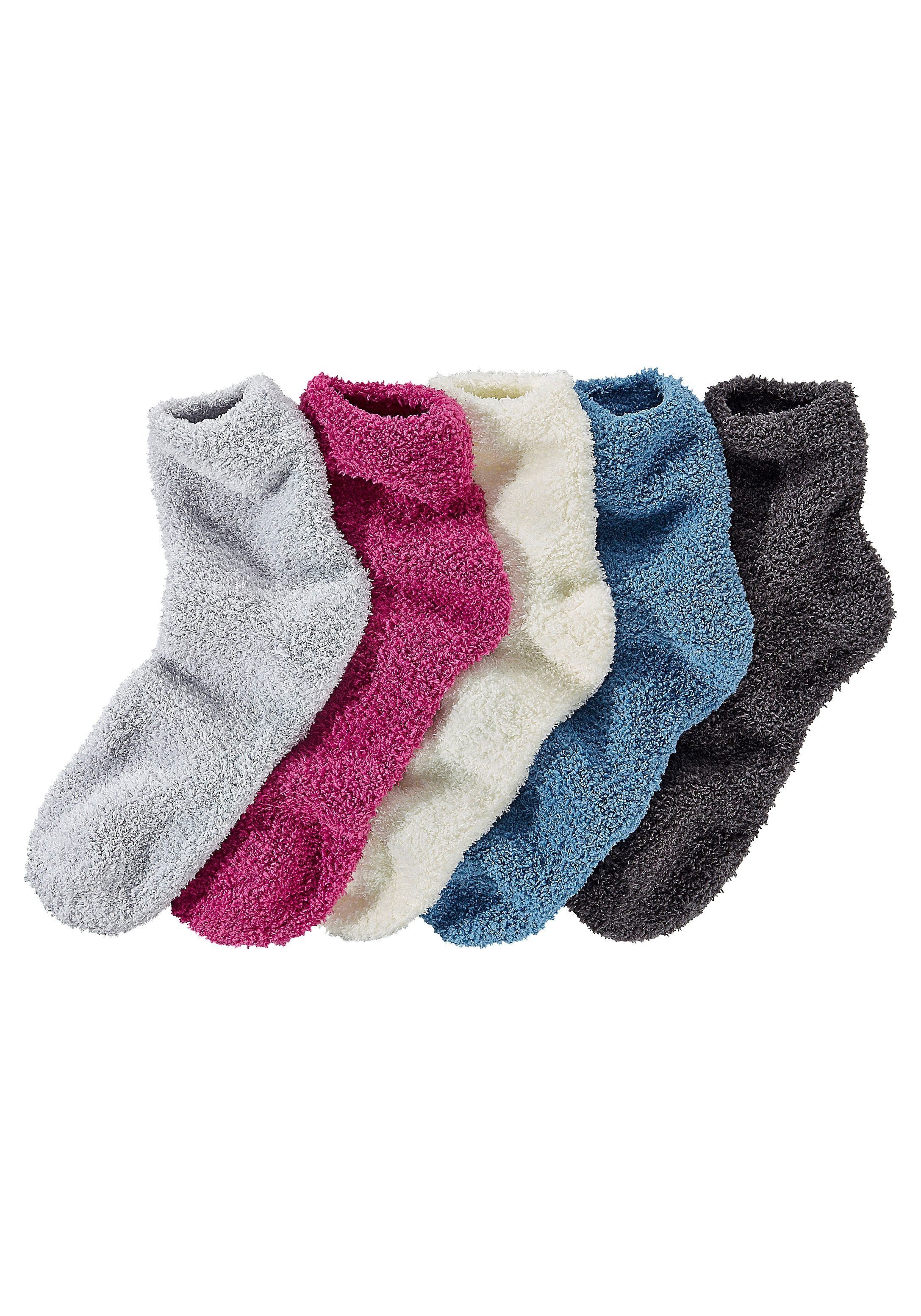 Lavana Kuschelsocken (Set, 5-Paar) ideal als Bettsocken