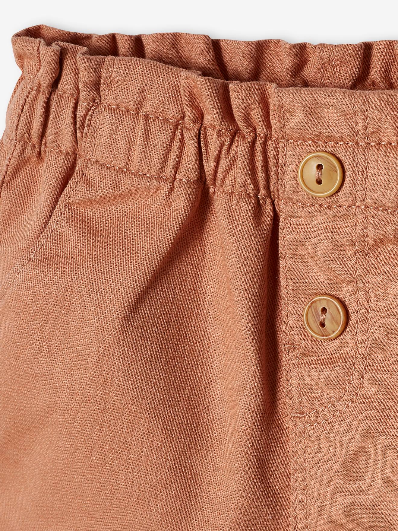 Short taille élastiquée bébé vert céladon