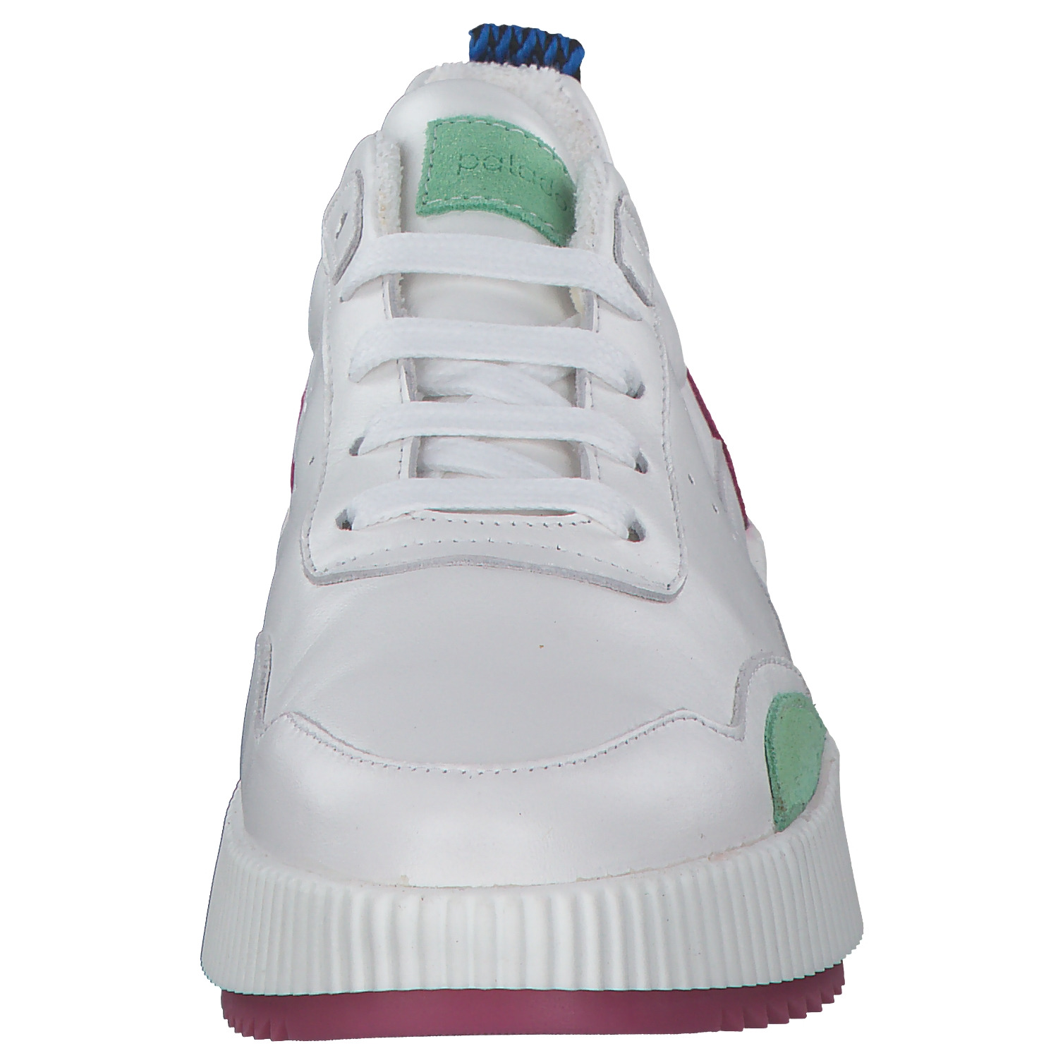 Palado PA 0035, Schnürschuhe, Damen, Weiß/Grün/Pink