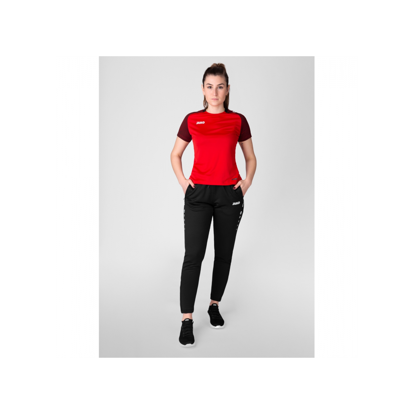 JAKO Allround Trainingshose Damen Schwarz F800