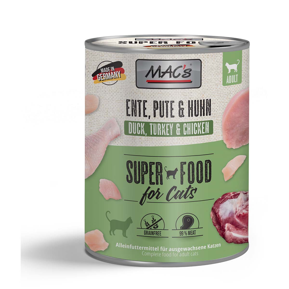 MAC's Cat Fleischmenü Ente, Pute und Huhn kaufen