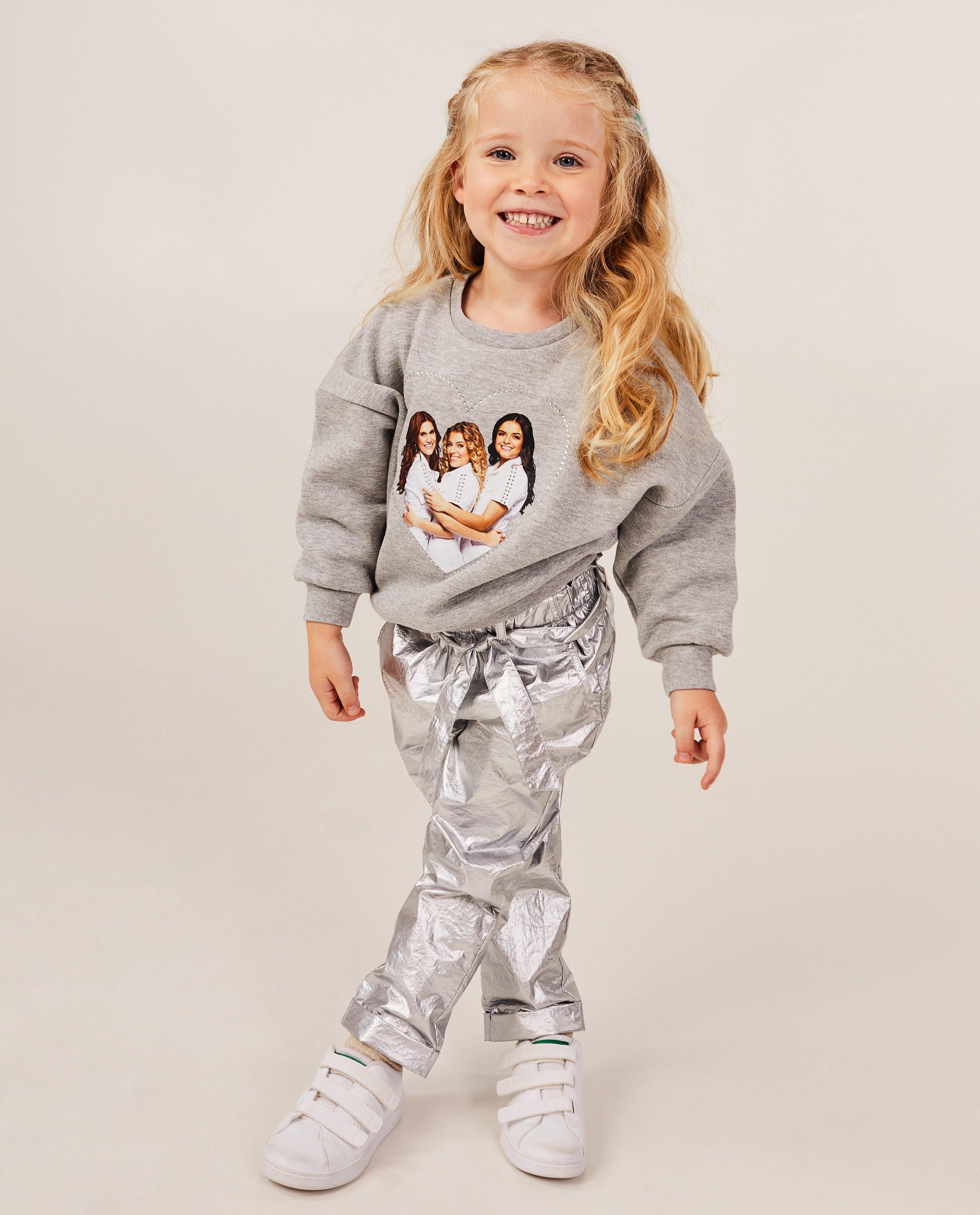 Pulover K3 cu imprimeu foto K3, gri unisex