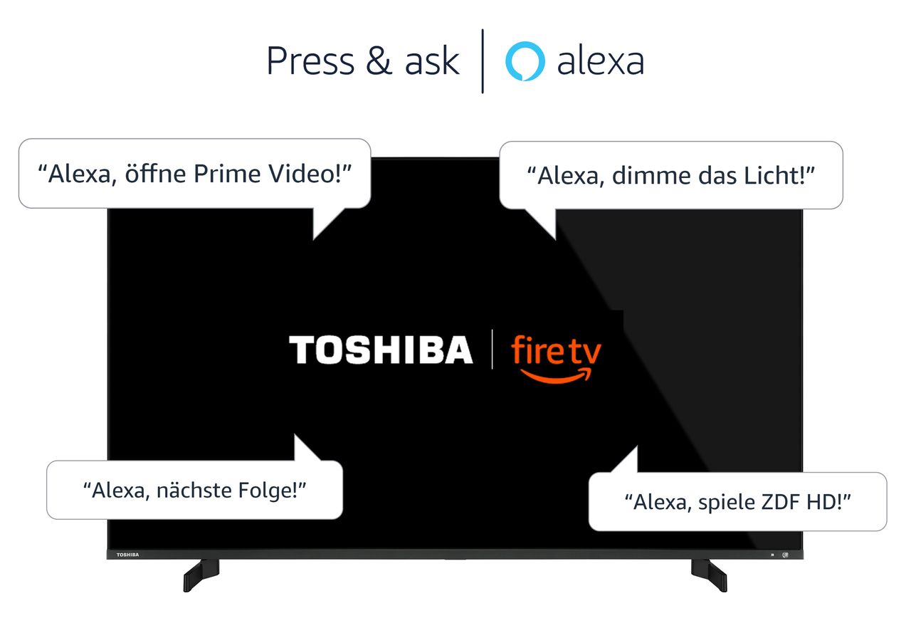 Toshiba Toshiba 65QF5D63DA 65 Zoll QLED Fernseher / Fire TV (4K UHD, HDR Dolby Vision, Alexa Built-In)